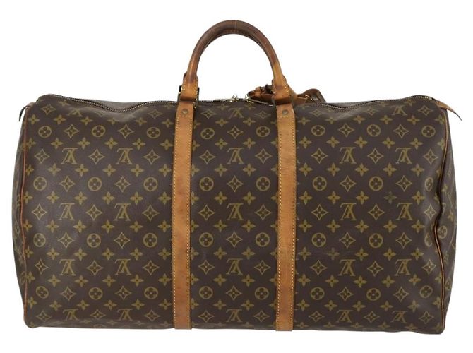 LOUIS VUITTON Monogram Keepall 60 Boston Tasche M41422 LV Auth 160191 Monogramm - Ansicht 2