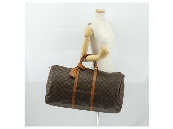 LOUIS VUITTON Monogram Keepall 60 Boston Tasche M41422 LV Auth 160191 Monogramm - Ansicht 23