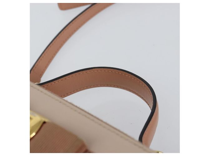 Borsa a mano in pelle Salvatore Ferragamo Vala 2 in 1 Rosa Oro Auth 161059 - vista 14