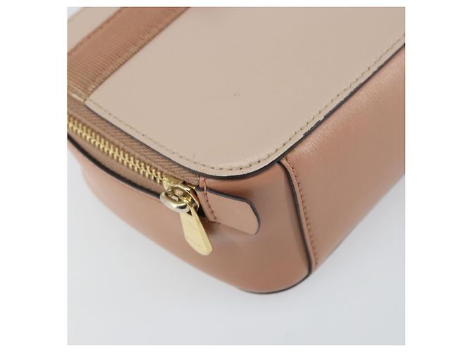 Borsa a mano in pelle Salvatore Ferragamo Vala 2 in 1 Rosa Oro Auth 161059 - vista 15