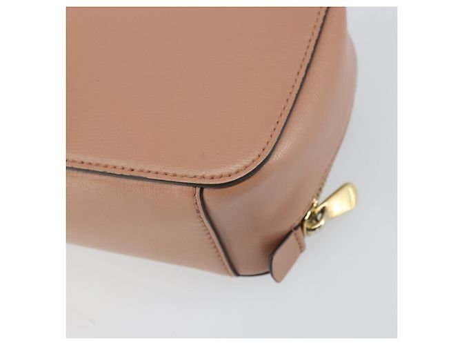 Borsa a mano in pelle Salvatore Ferragamo Vala 2 in 1 Rosa Oro Auth 161059 - vista 16