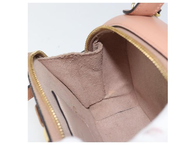 Borsa a mano in pelle Salvatore Ferragamo Vala 2 in 1 Rosa Oro Auth 161059 - vista 21