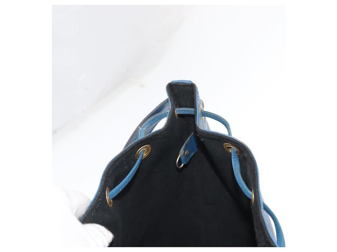 Noe LOUIS VUITTON Borsa a Spalla Petit Noé Epi Blu M44105 LV Auth 160554 - vista 19