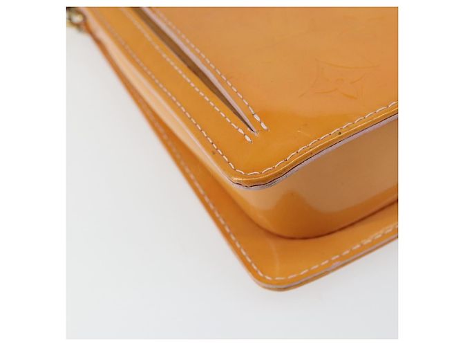 LOUIS VUITTON Pouch Motto Monogram Vernis Rosa Malvavisco M91312 LV Auth 159089 - vista 14