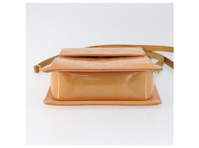 LOUIS VUITTON Pouch Motto Monogram Vernis Rosa Malvavisco M91312 LV Auth 159089 - vista 5