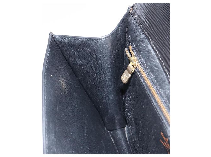 LOUIS VUITTON Clutch Epi Montaigne 27 Nero M52652 LV Auth hk3270 - vista 20