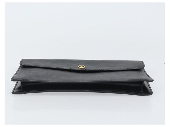LOUIS VUITTON Clutch Epi Montaigne 27 Nero M52652 LV Auth hk3270 - vista 6