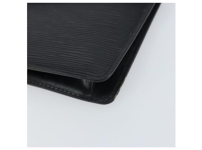 LOUIS VUITTON Clutch Epi Montaigne 27 Nero M52652 LV Auth hk3270 - vista 7