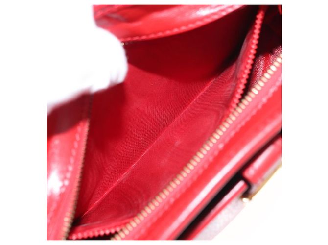 Céline Borsa a Spalla CELINE in Pelle Rossa Dorata Auth 161123 Rosso D'oro - vista 22