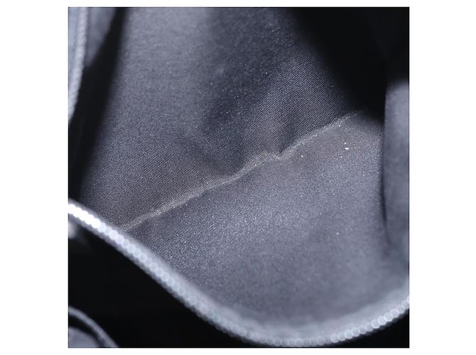 Borsa a Spalla GG Canvas Gucci Nera Argento 145857 Auth 160622 Nero - vista 22