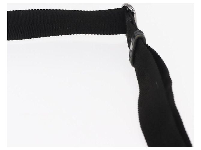 Borsa a Spalla GG Canvas Gucci Nera Argento 145857 Auth 160622 Nero - vista 8