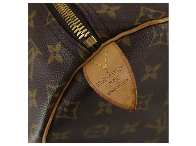 LOUIS VUITTON Borsa Boston Monogram Keepall 55 M41424 LV Auth 159340 Monogramma - vista 17
