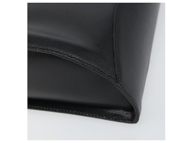 Borsa a Spalla Christian Dior in Pelle Nera Oro Auth 160970 Nero D'oro - vista 14