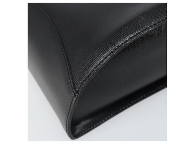 Borsa a Spalla Christian Dior in Pelle Nera Oro Auth 160970 Nero D'oro - vista 15