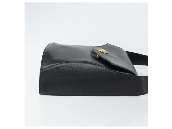 Borsa a Spalla Christian Dior in Pelle Nera Oro Auth 160970 Nero D'oro - vista 3