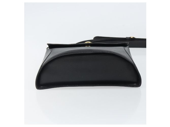 Borsa a Spalla Christian Dior in Pelle Nera Oro Auth 160970 Nero D'oro - vista 5