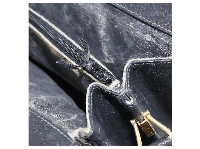 Gucci Borsa GG Supreme Web Sherry Line in PVC nero e oro 116 02 076 Auth 159403 D'oro - vista 21
