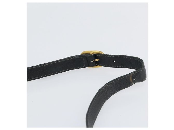 Gucci Borsa GG Supreme Web Sherry Line in PVC nero e oro 116 02 076 Auth 159403 D'oro - vista 8