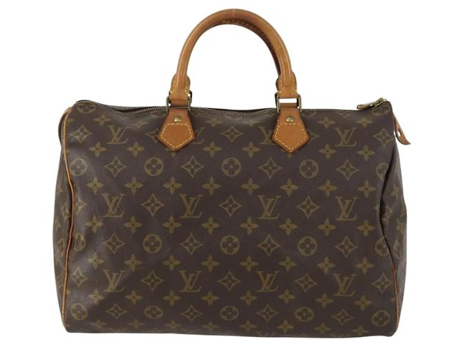 LOUIS VUITTON Borsa a Mano Monogram Speedy 35 M41524 Auth LV am10413 Monogramma - vista 13
