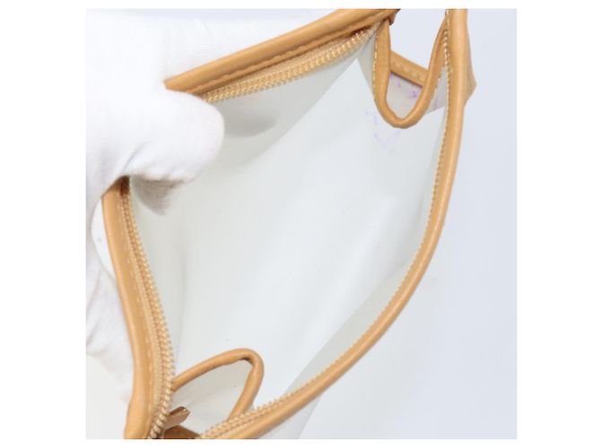 LOEWE Anagramma Modello Limitato Amazona 30 Borsa a Mano Vinile Trasparente Argento Auth hk3315 - vista 22