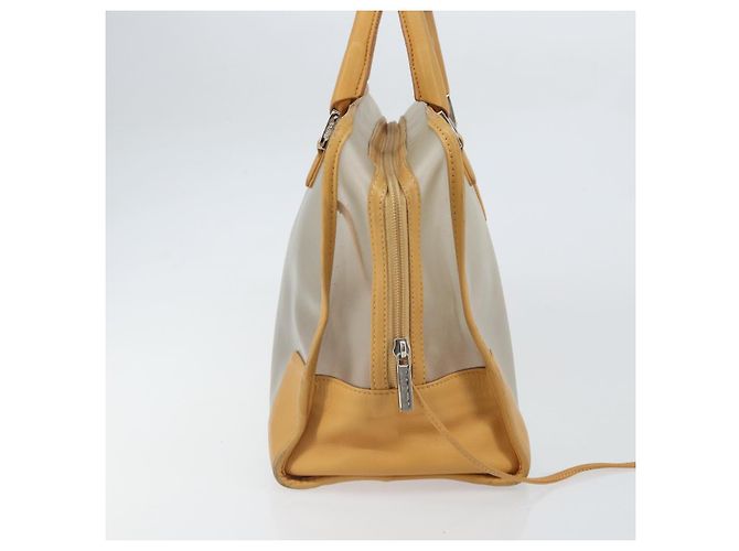 LOEWE Anagramma Modello Limitato Amazona 30 Borsa a Mano Vinile Trasparente Argento Auth hk3315 - vista 3