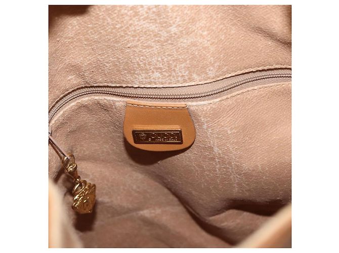 Gucci Borsa a Spalla Micro GG Supreme PVC Beige Oro Auth 162968 D'oro - vista 18