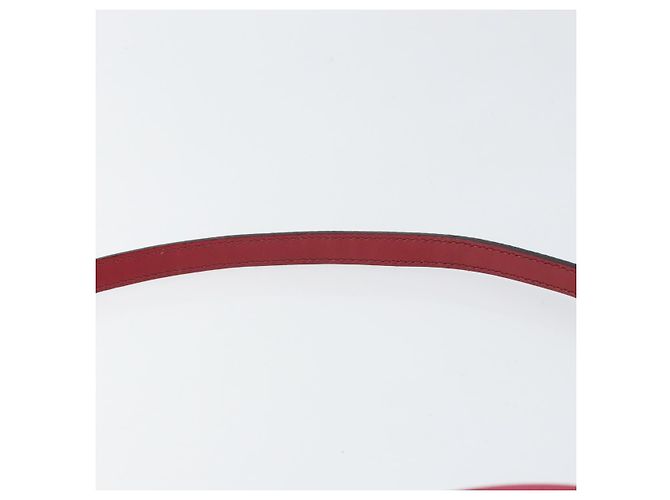 Céline Borsa a mano CELINE Circle in pelle 2 in 1 rossa oro Auth 161046 Rosso D'oro - vista 15