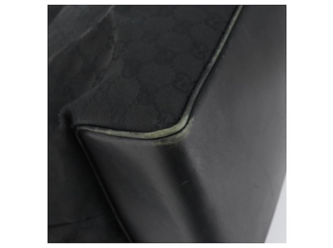 GUCCI GG Canvas Schultertasche Schwarz Silber 109141 Auth 158449 - Ansicht 16