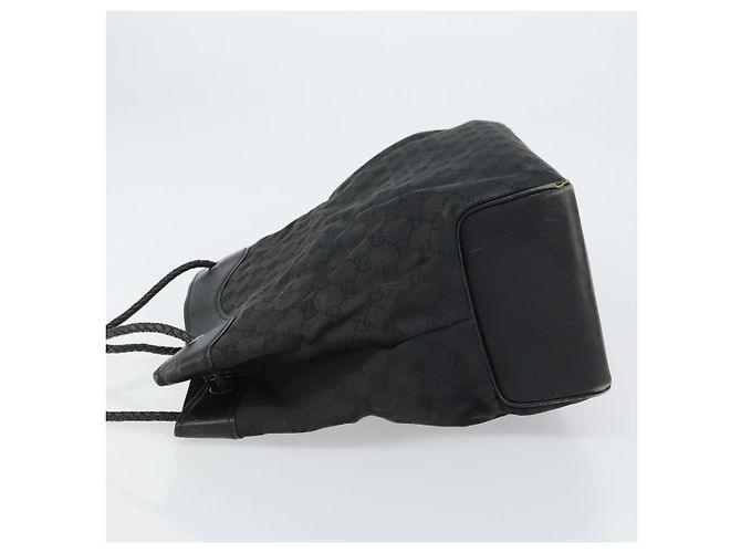 GUCCI GG Canvas Schultertasche Schwarz Silber 109141 Auth 158449 - Ansicht 4