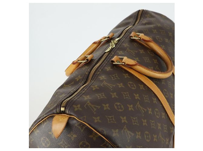 LOUIS VUITTON Borsa Boston Monogram Keepall 55 M41424 LV Auth 161113 Monogramma - vista 6