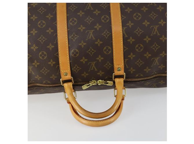LOUIS VUITTON Borsa Boston Monogram Keepall 55 M41424 LV Auth 161113 Monogramma - vista 7