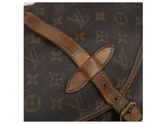 LOUIS VUITTON Borsa a Spalla Monogram Saumur 30 M42256 LV Auth hk3284 Monogramma - vista 10