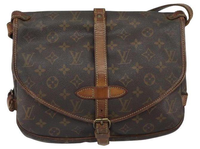 LOUIS VUITTON Borsa a Spalla Monogram Saumur 30 M42256 LV Auth hk3284 Monogramma - vista 13