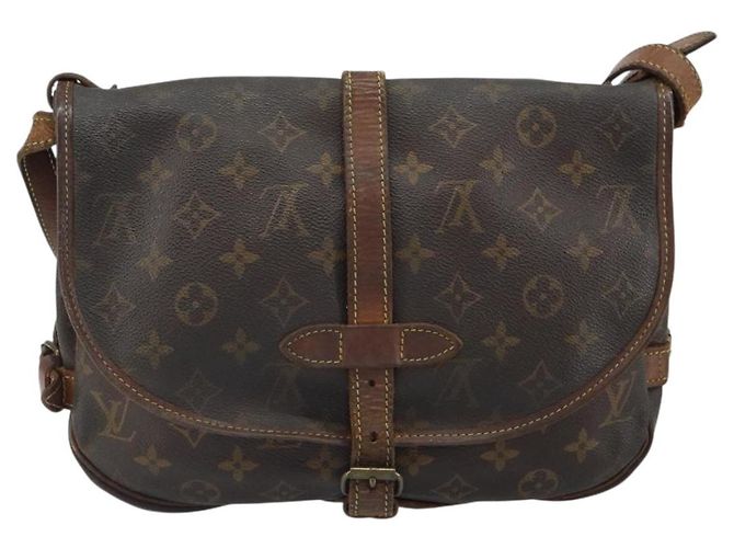 LOUIS VUITTON Borsa a Spalla Monogram Saumur 30 M42256 LV Auth hk3284 Monogramma - vista 2