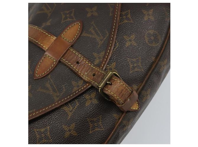 LOUIS VUITTON Borsa a Spalla Monogram Saumur 30 M42256 LV Auth hk3284 Monogramma - vista 23