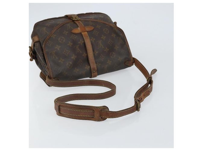 LOUIS VUITTON Borsa a Spalla Monogram Saumur 30 M42256 LV Auth hk3284 Monogramma - vista 7