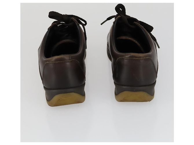 Sneakers FENDI LOUIS VUITTON in pelle 2 pezzi Bianco Marrone Auth ti3631 - vista 3
