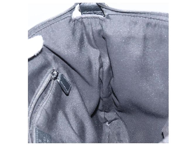 GUCCI GG Canvas Schultertasche Schwarz Silber 374411 Auth 160564 - Ansicht 18