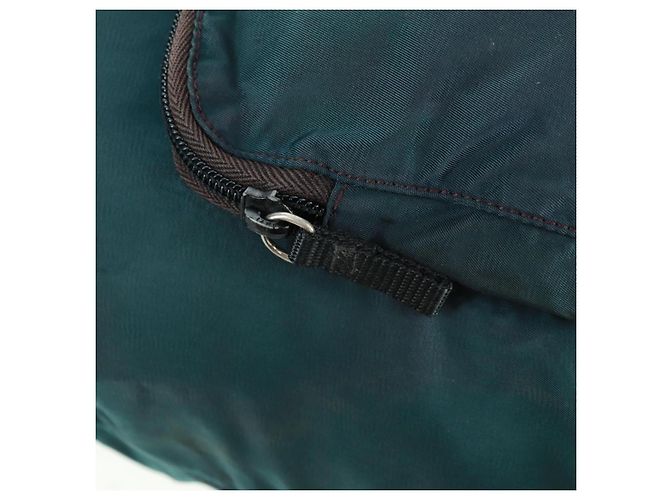PRADA Rucksack aus Nylon grün silber authentisch 161433 - Ansicht 20