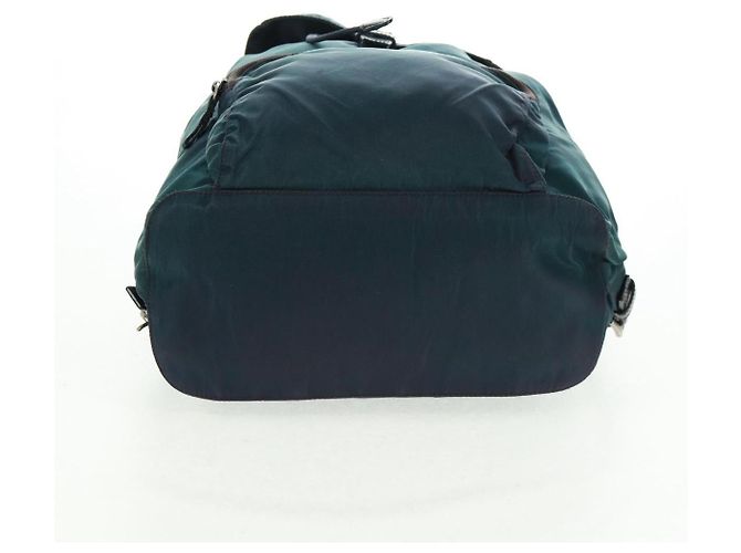 PRADA Rucksack aus Nylon grün silber authentisch 161433 - Ansicht 5