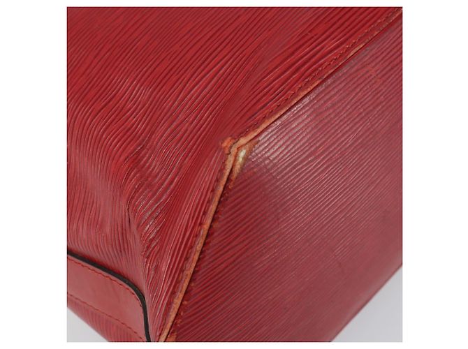 LOUIS VUITTON Bolsa de Ombro Epi GM Vermelha M80197 LV Auth 161138 Vermelho - vista 14