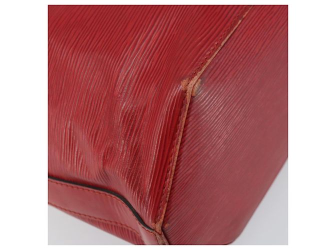LOUIS VUITTON Bolsa de Ombro Epi GM Vermelha M80197 LV Auth 161138 Vermelho - vista 16