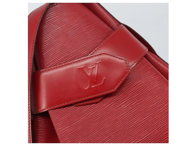 LOUIS VUITTON Bolsa de Ombro Epi GM Vermelha M80197 LV Auth 161138 Vermelho - vista 17