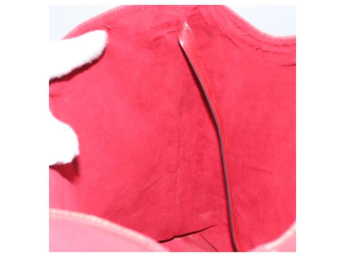 LOUIS VUITTON Bolsa de Ombro Epi GM Vermelha M80197 LV Auth 161138 Vermelho - vista 19