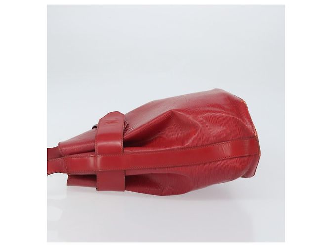 LOUIS VUITTON Bolsa de Ombro Epi GM Vermelha M80197 LV Auth 161138 Vermelho - vista 4