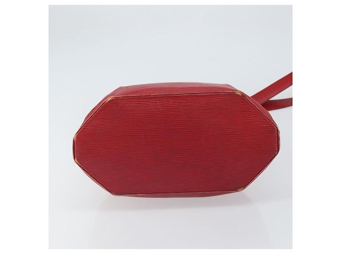 LOUIS VUITTON Bolsa de Ombro Epi GM Vermelha M80197 LV Auth 161138 Vermelho - vista 5