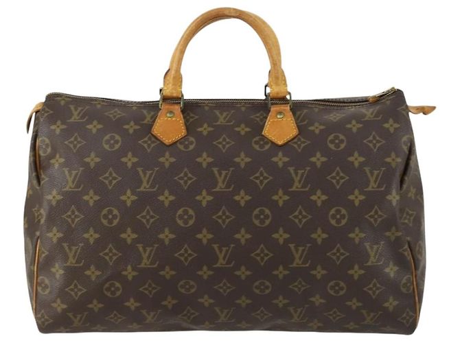 LOUIS VUITTON Borsa a Mano Monogram Speedy 40 M41522 LV Auth am10399 Monogramma - vista 13