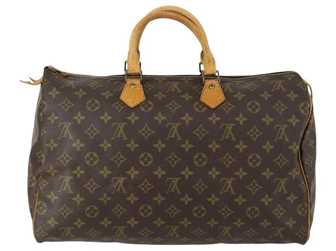 LOUIS VUITTON Borsa a Mano Monogram Speedy 40 M41522 LV Auth am10399 Monogramma - vista 2