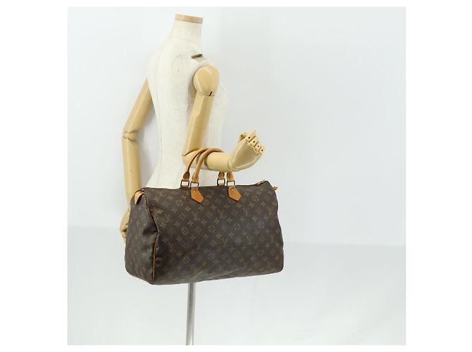 LOUIS VUITTON Borsa a Mano Monogram Speedy 40 M41522 LV Auth am10399 Monogramma - vista 24