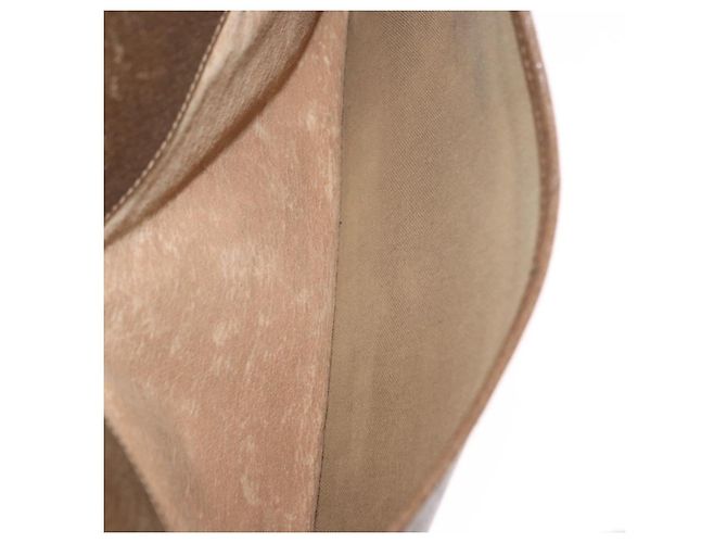 Borsa a Spalla Gucci GG Supreme Web Sherry Line PVC Beige 89 02 026 Auth 161386 - vista 11